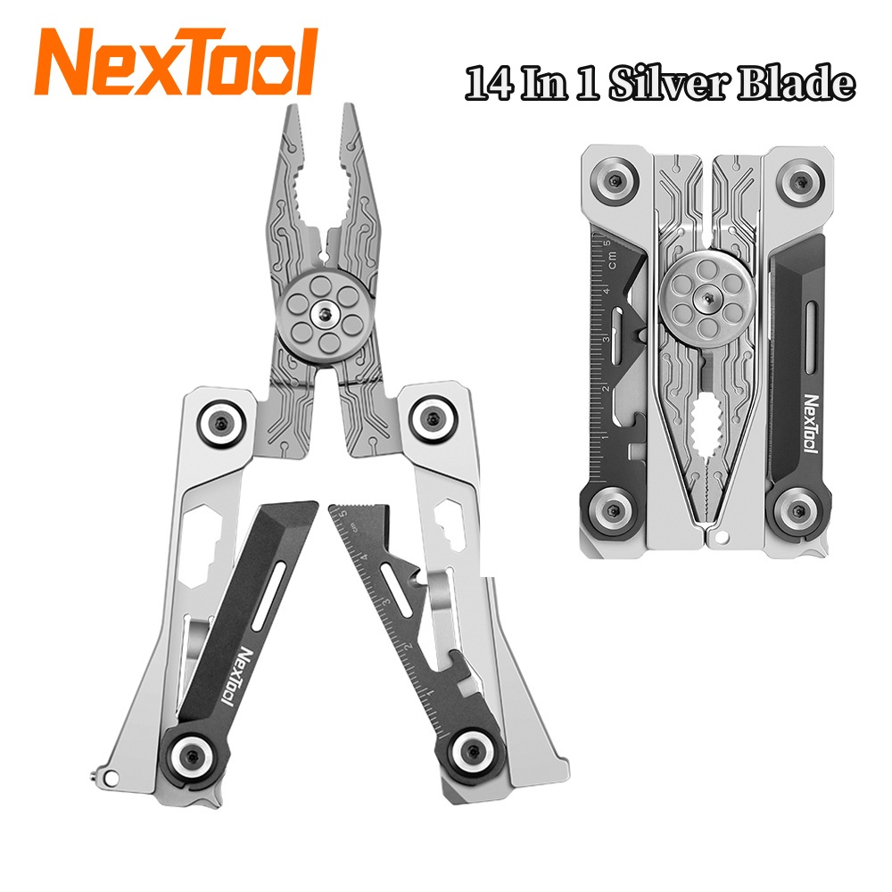 Xiaomi Power Tools - Nextool 14 w 1, srebrne ostrze,