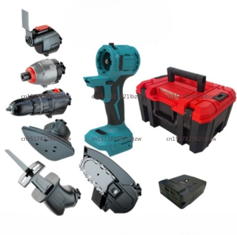 Power Tools Combo Kits - Zestaw narzędzi 16 w 2: Wiertarko-wkrętarka