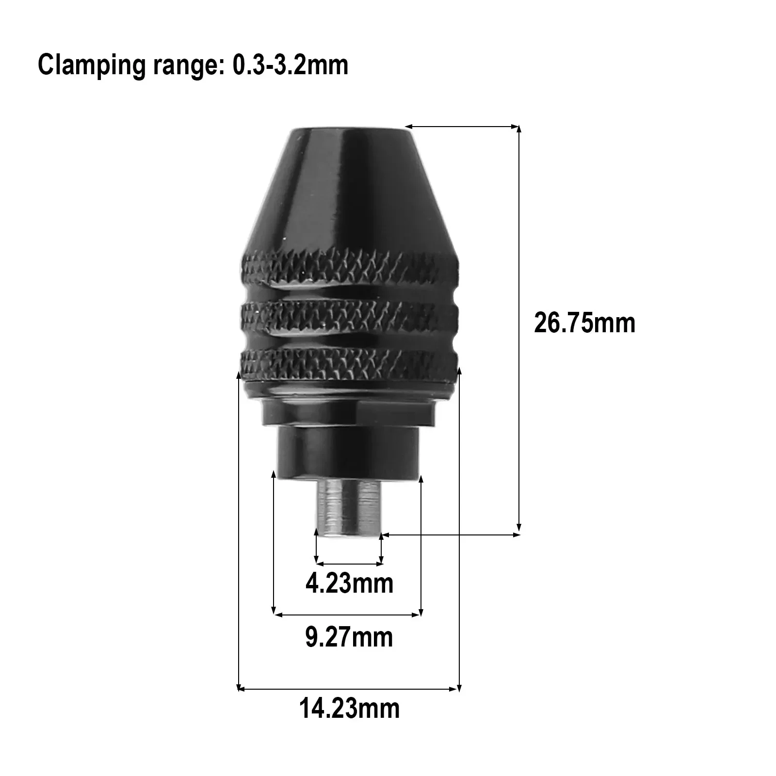 Power Z Tools - 1szt 0.3-3.2mm Uchwyt wiertarski do WORX