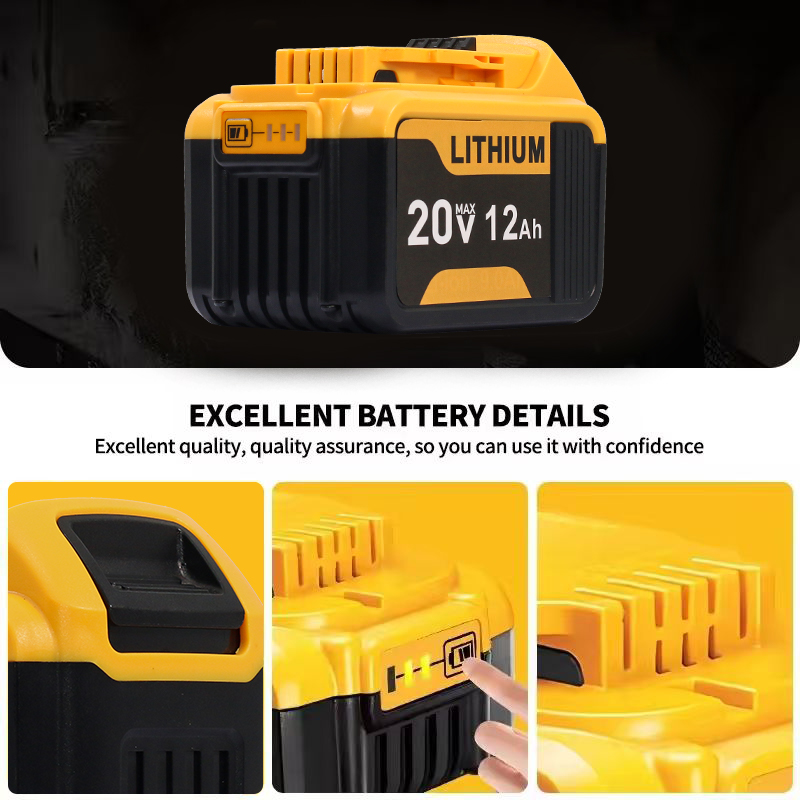 Zamiennik baterii 12.0Ah kompa – Power Tools Yellow And Black recenzja i cena