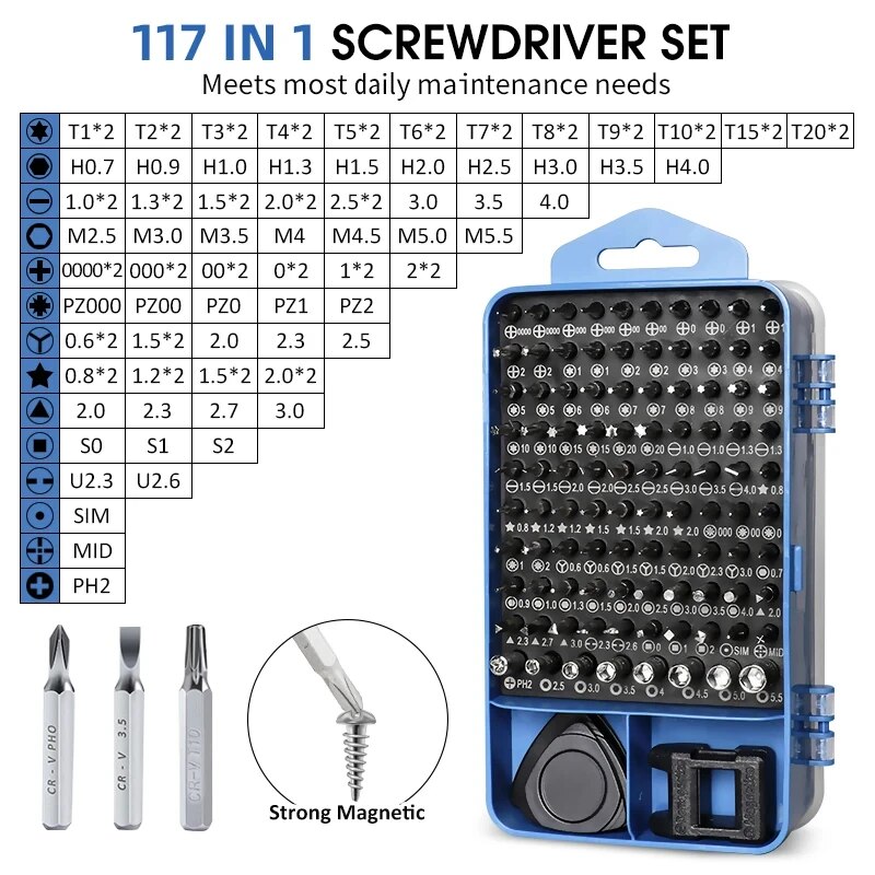 115/117 w 1 Zestaw wkrętaków p – Xiaomi Power Tools recenzja i cena