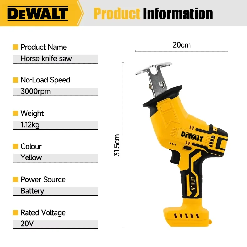 Piła szablasta bezszczotkowa D – Reciprocating Saw Cordless recenzja i cena