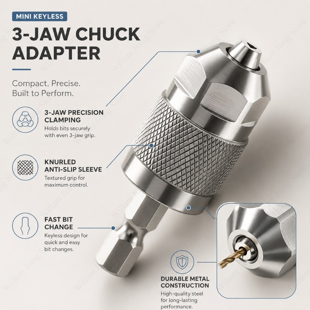 Adapter do wiertarki z 3 szczę – Power Z Tools recenzja i cena